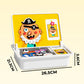Boîte à puzzle magnétique pour enfants avec jeu et planche à dessi