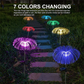Lampe de Jardin Solaire – Lampe Méduse à Couleurs Changeantes