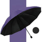 Grand Parapluie Pliable Résistant au Vent à 12 Baleines