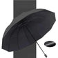 Grand Parapluie Pliable Résistant au Vent à 12 Baleines