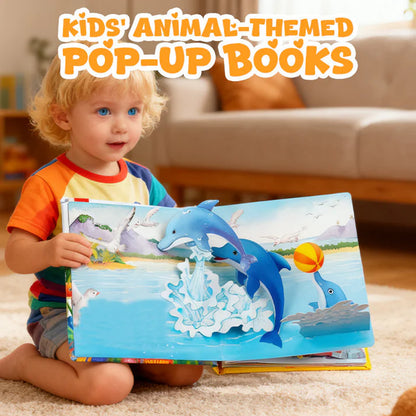 Livre pop-up 3D sur les animaux pour enfants