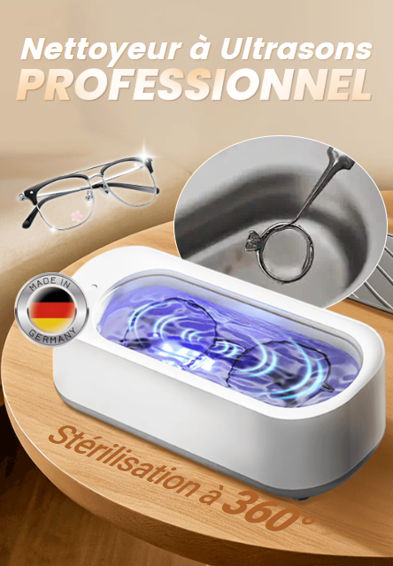 🏆Nettoyage professionnel par ultrasons haute technologie : Redonnez de