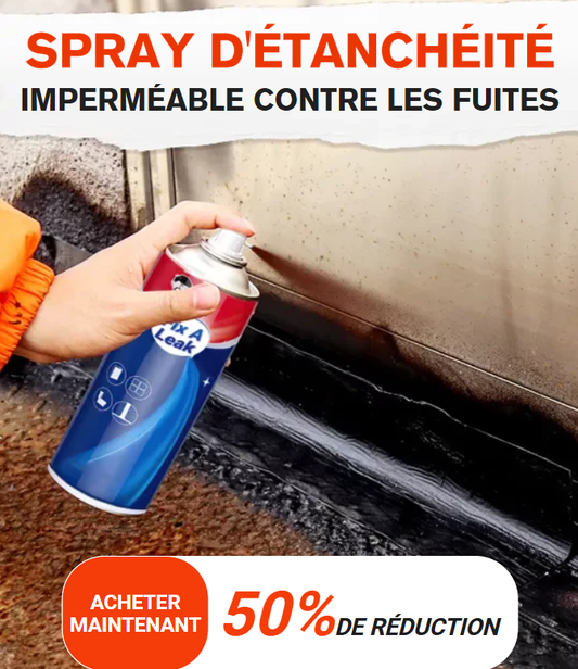 Spray d'étanchéité pour la réparation des fuites