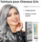Coloration Grise aux Extraits de Plantes – Crème Capillaire Naturelle